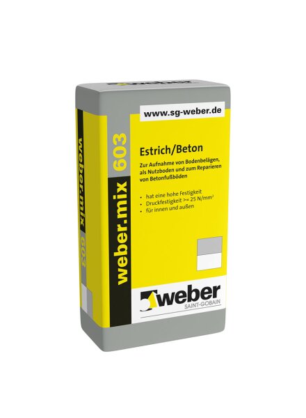 weber.mix 603 Estrich / Beton